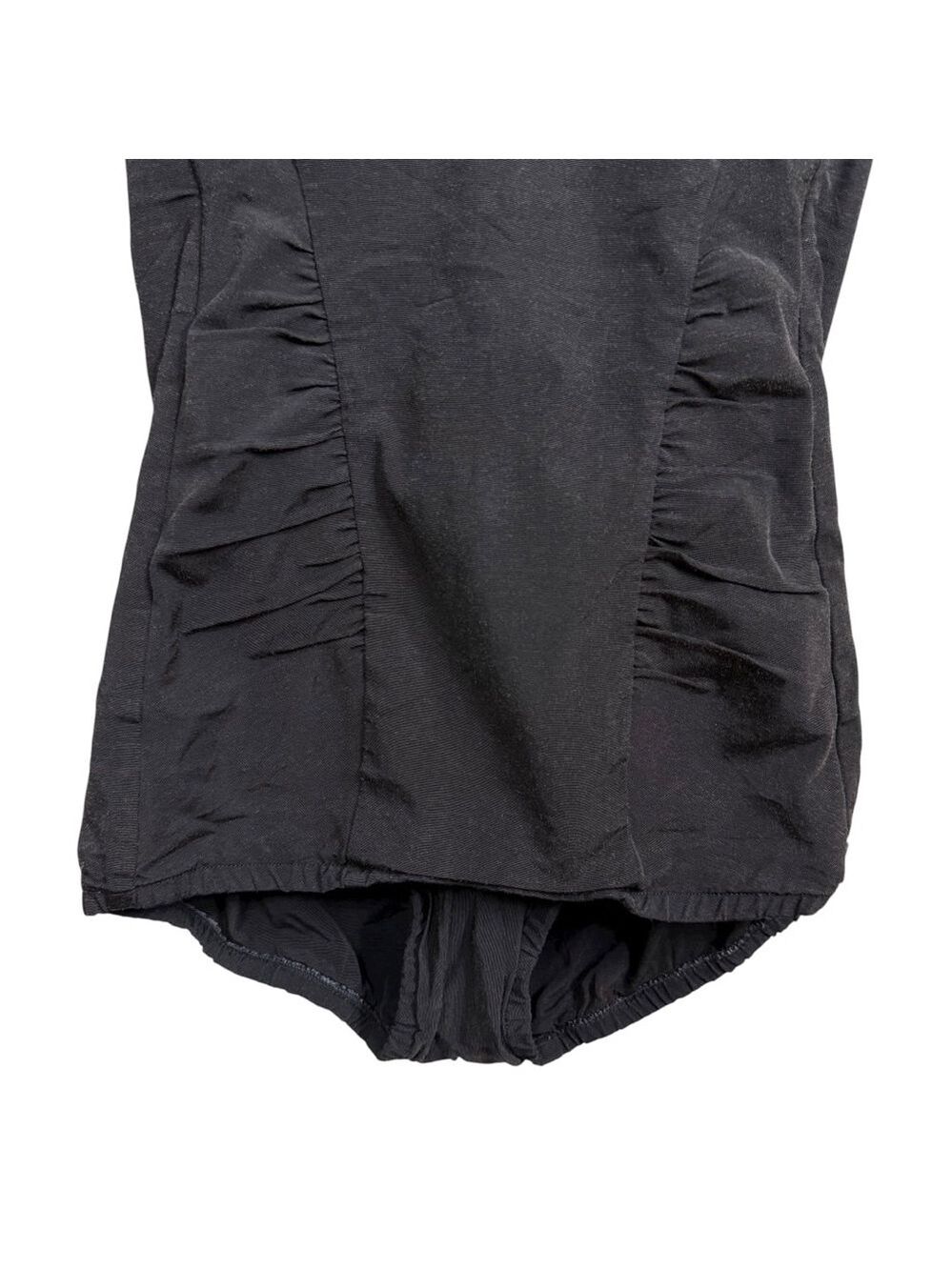 Vintage 1950s Phan-Tan Black One Piece Swimsuit Size 36 - Picture 4 of 10
